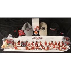 Chicago Bulls Lot Bobble head Hats Poster Cards