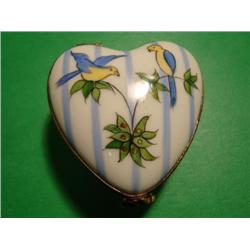 French hand painted Limoges box signed by artist