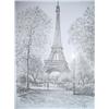 Image 2 : French print of Paris Eiffel Tower with frame