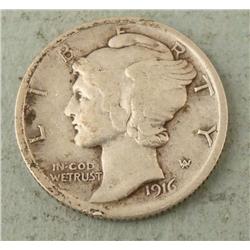 1916 Mercury Dime High Grade