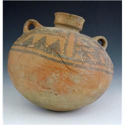MWF473 - Peruvian Pre-Columbian Two Handled Jug, 450-1400 A.D.
