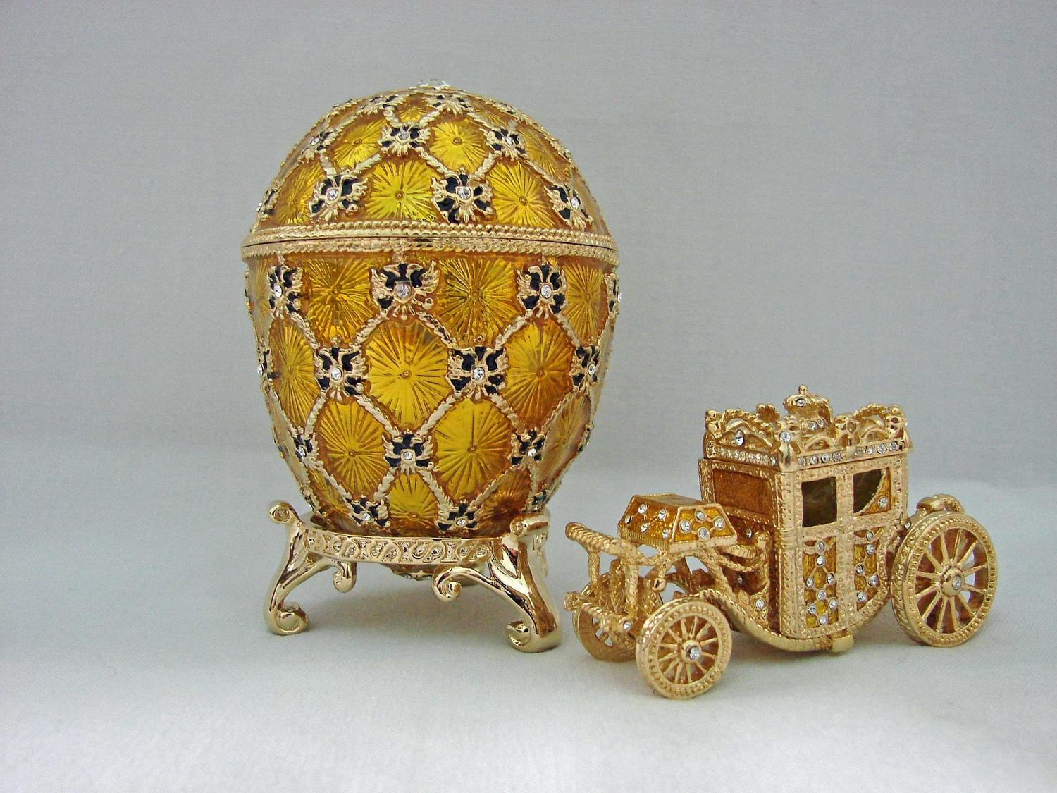 RP229 FABERGE THE FIRST IMPERIAL EASTER CORONATION EGG