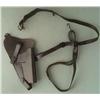 Image 1 : BLACK LEATHER SHOULDER HOLSTER WITH ALL STRAPS