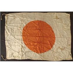 WWII ORIGINAL JAPANESE SILK NATIONAL FLAG-21x31
