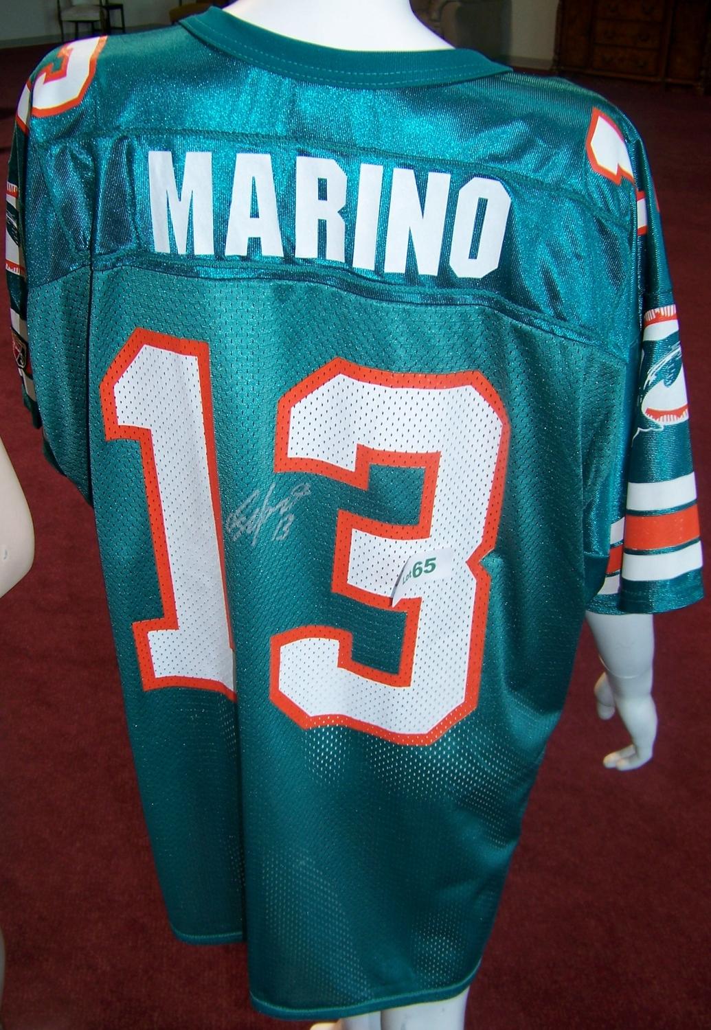 Dan Marino Signed Dolphins Jersey.