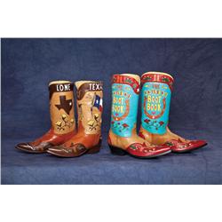 Two Pair of Fine Custom-order Rocket Buster Boots