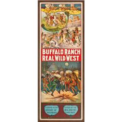 Pair of Buffalo Ranch Lithographs