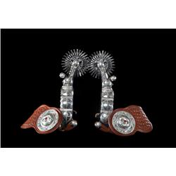 Gary Keithley Melba, ID Custom Qualey Pattern Spurs