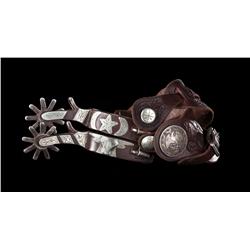 Bill Adamson Full Mounted Texas Spurs