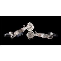 Crockett Stainless Steel Parade Spurs