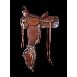 C. H. Collison Silver Mounted Show/Parade Saddle