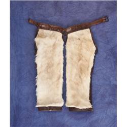 G. S. Garcia White Shotgun Chaps