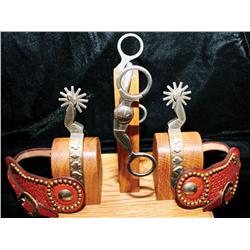 Leon Andrews, Ponca City, Oklahoma Custom Bit & Spur Set