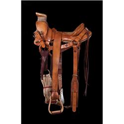 Group of 4 Mexican Saddles
