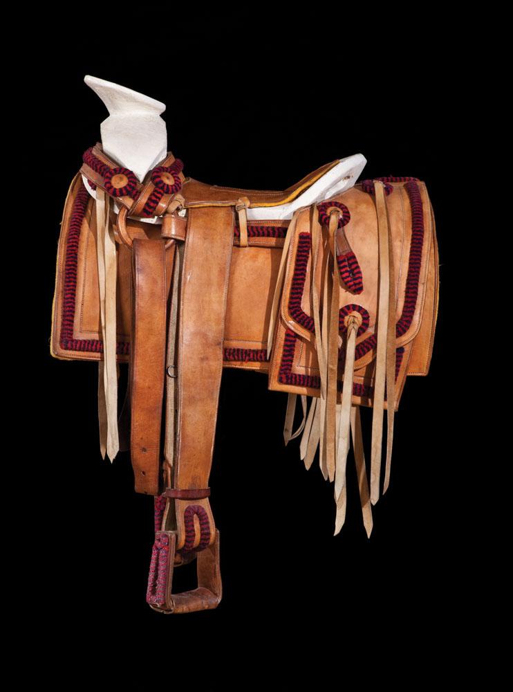 Group of 4 Mexican Saddles