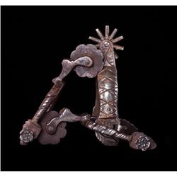 19th Century Mexican Spurs plus a Single Spur