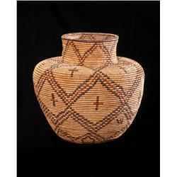 Southwest Basketry Figural Olla