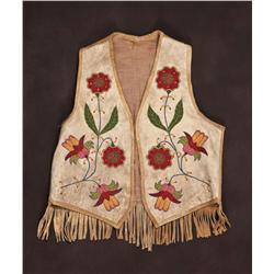 Eastern Sioux Embroidered Vest