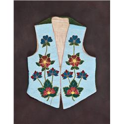 Man’s Nez Perce Floral Vest