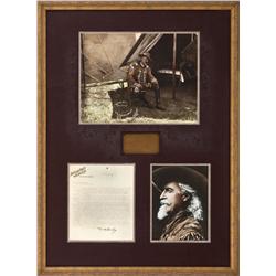 Letter and Photos of W.F. Cody