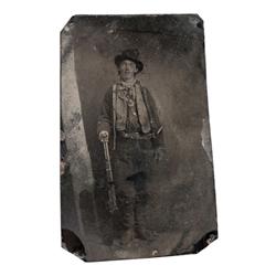 Billy the Kid Tintype and Dan Dedrich Lot