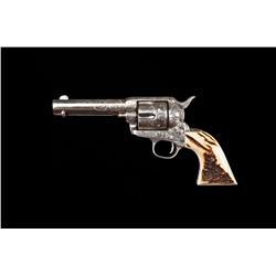 Engraved Colt Single Action Revolver