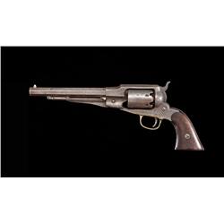 Engraved Remington 1861 Navy Revolver