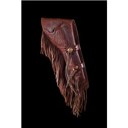Wild West Show Fancy Fringed Holster