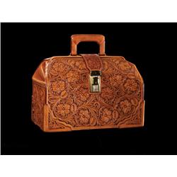Tooled Satchel by Brian R. Borrer