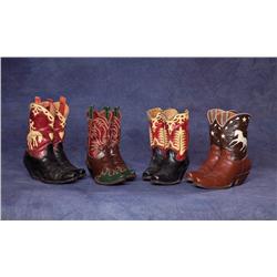 Lot of Four (4) Pairs of Pee Wee Boots