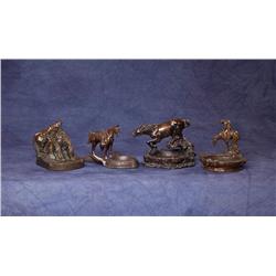 More Cowboy Kitsch – More horses, horses, and more horses plus cast ashtrays, bookends, etc.