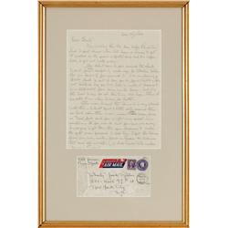 Will James’ Handwritten Letter