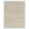 Image 2 : Will James’ Handwritten Letter