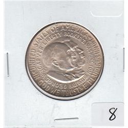 BOOKER T WASHINGTON COMMEMORATIVE 1952 SILVER HIGH GRADE