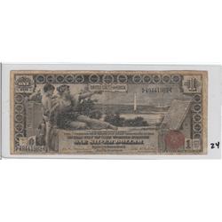 $1 EDUCATIONAL 1896 SILVER CERTIFICATE KING OF NOTES