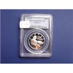 1993S PCGS PROOF 69 MADISON