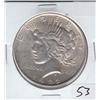 Image 1 : $1 PEACE SILVER DOLLAR 1922