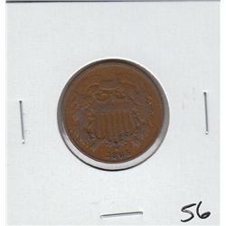 1864 2 CENT PIECE