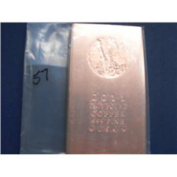 1 KILO OF PURE COPPER .999 FINE 2.2 POUND BRICK BAR