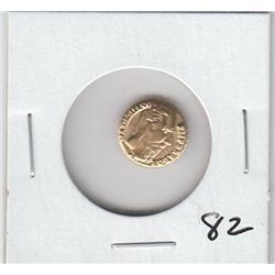 GOLD WEDDING MEXICO TOKEN 1865