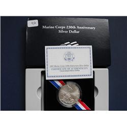 MARINE CORPS 230TH SILVER DOLLAR ORIGINAL PACKAGE