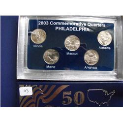 2003 QUARTER COMMEMORATIVE SET