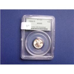 1944 D MERCURY DIME PCGS 65