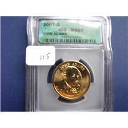 2007 D ADAMS $1 ICG 65