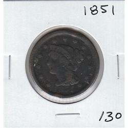 1851 LARGE CENT