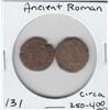 Image 1 : 2 ANCIENT ROMAN COINS  OVER 1600 YEARS OLD