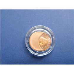 STRUCK OFFCENTER ERROR CENT  WITH DATE 1999