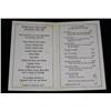 Image 2 : Sammy Davis Jr. Autographed Menu