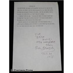 Ray Bradbury Autographed Short Story