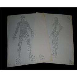 The Man Who Fell To Earth (1976) Costume Sketches